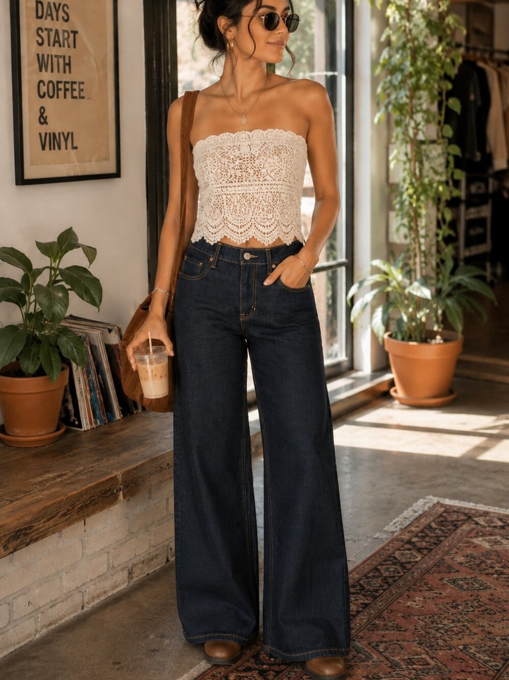 Levi's - NWT - Premium Ribcage High Rise Wide Leg Jeans